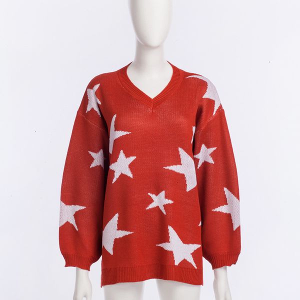 rr loose star printed sweaters women fashion v neck sweater women elegant long sleeve pullover sweaters female ladies is, White;black
rr loose star printed sweaters women fashion v neck sweater women elegant long sleeve pullover sweaters female ladies is, White;black