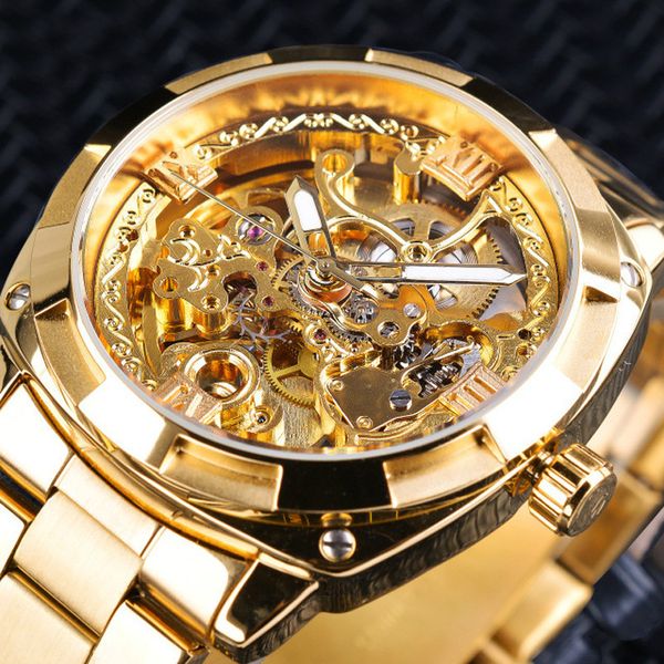 new automatic mechanical watch hollow waterproof stainless steel solid clasp belt men watch automatic mechanical watch, Slivery;brown
new automatic mechanical watch hollow waterproof stainless steel solid clasp belt men watch automatic mechanical watch, Slivery;brown