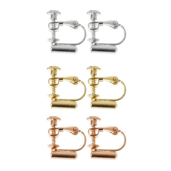 1 pair clip on earring converters no-pierced ears turn any studs into a clip-on, Silver
1 pair clip on earring converters no-pierced ears turn any studs into a clip-on, Silver