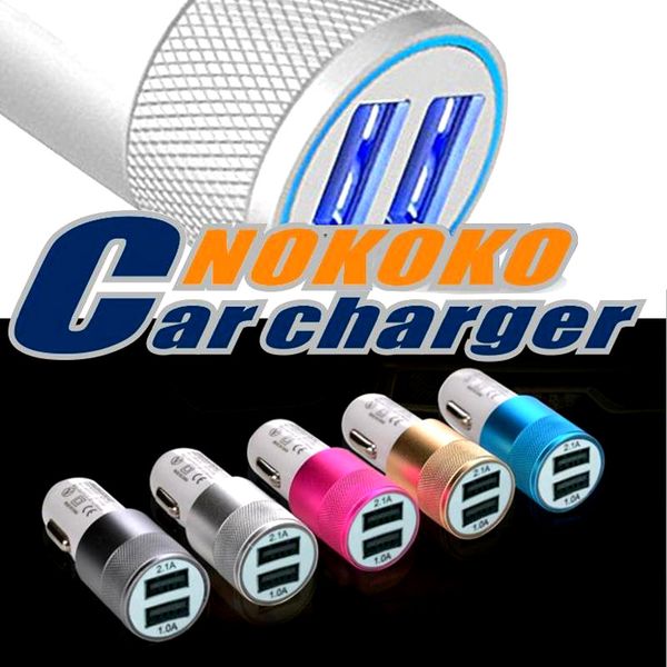 metal dual car charger universal nokoko power adapter 12 volt / 1 ~ 2 amp for samsung android phone gps pc
metal dual car charger universal nokoko power adapter 12 volt / 1 ~ 2 amp for samsung android phone gps pc