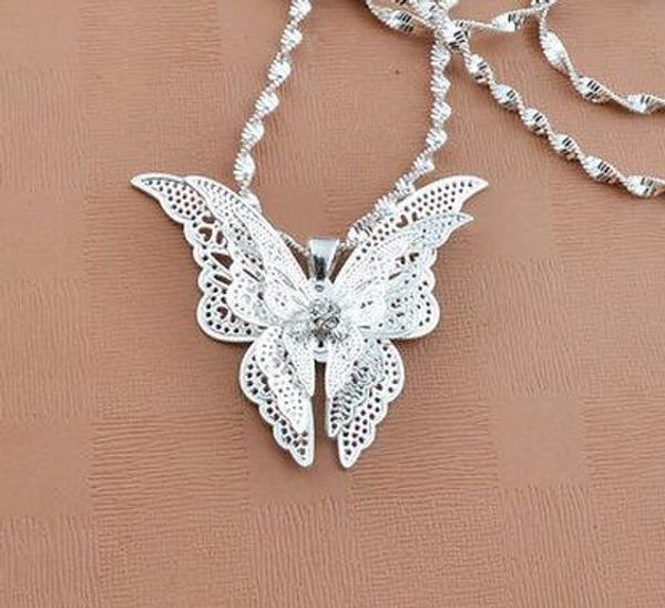 fashion- women lady girl 925 sterling silver plated butterfly necklace pendant fit charm fashion jewelry christmas gift
fashion- women lady girl 925 sterling silver plated butterfly necklace pendant fit charm fashion jewelry christmas gift