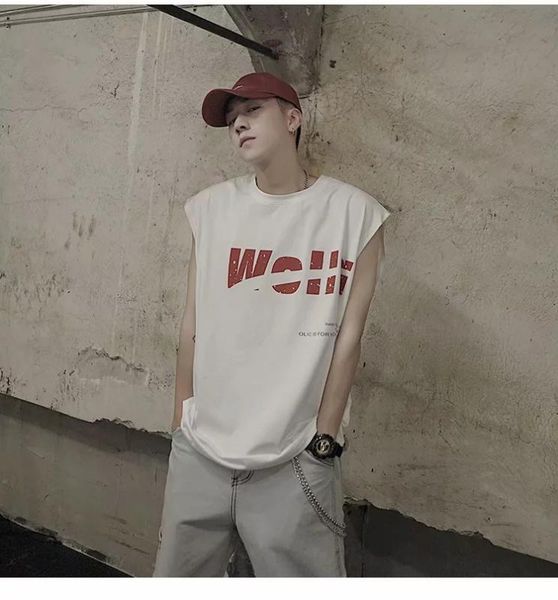 повседневное лето мужского tank streetwear корейской мода письмо печать vest, White;black
повседневное лето мужского tank streetwear корейской мода письмо печать vest, White;black