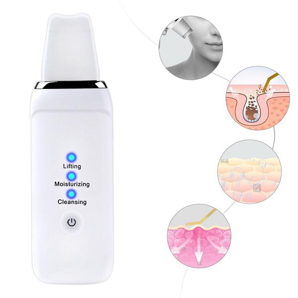 ultrasonic vibration facial skin scrubber acne blackhead extractor rechargeable dead skin peeling scraper exfoliating shovel
ultrasonic vibration facial skin scrubber acne blackhead extractor rechargeable dead skin peeling scraper exfoliating shovel