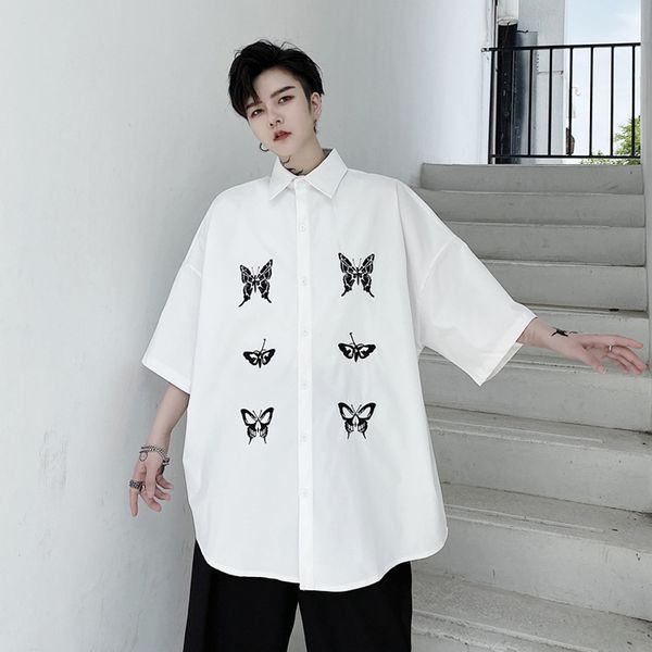 summer fashion trends 2020 men shirt short sleeve butterfly embroidery button shirt blouse streetwear camisa masculina, White;black
summer fashion trends 2020 men shirt short sleeve butterfly embroidery button shirt blouse streetwear camisa masculina, White;black