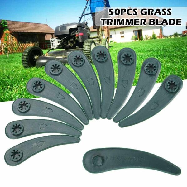 83mm/93mm 50pcs/set grass trimmer blades plastic lawn mower replacement blades for bosch art 23-18 li/26-18 lawn mower
83mm/93mm 50pcs/set grass trimmer blades plastic lawn mower replacement blades for bosch art 23-18 li/26-18 lawn mower