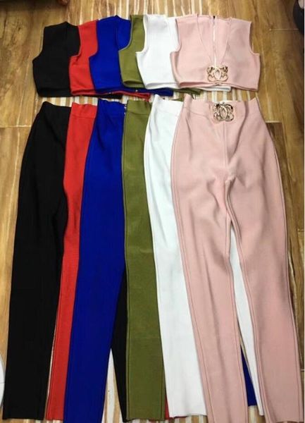6 colors ladies hl bandage jumpsuits 2 pieces bodycon full length jumpsuits club night wear women's set, Black;white
6 colors ladies hl bandage jumpsuits 2 pieces bodycon full length jumpsuits club night wear women's set, Black;white
