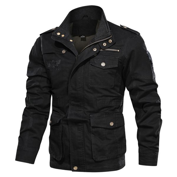 3 colors mens jackets military uniform multi-pocket design jacket fashion loose jacket casual streetwear outwear s-3xl, Black;brown
3 colors mens jackets military uniform multi-pocket design jacket fashion loose jacket casual streetwear outwear s-3xl, Black;brown