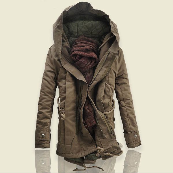 2019 new men padded parka cotton coat winter hooded jacket mens fashion large size coat thick warm parkas black army green 6xl, Tan;black
2019 new men padded parka cotton coat winter hooded jacket mens fashion large size coat thick warm parkas black army green 6xl, Tan;black