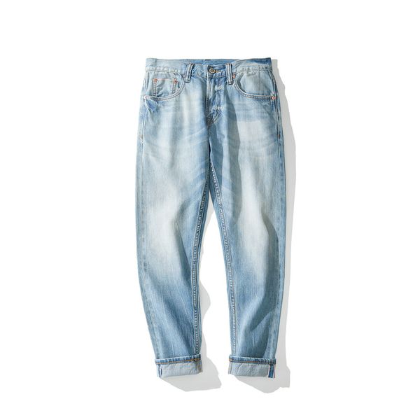 mbbcar narrow 11 oz fresh ground white wash water may troupe, red ear tannin nine points of jeans, Blue
mbbcar narrow 11 oz fresh ground white wash water may troupe, red ear tannin nine points of jeans, Blue