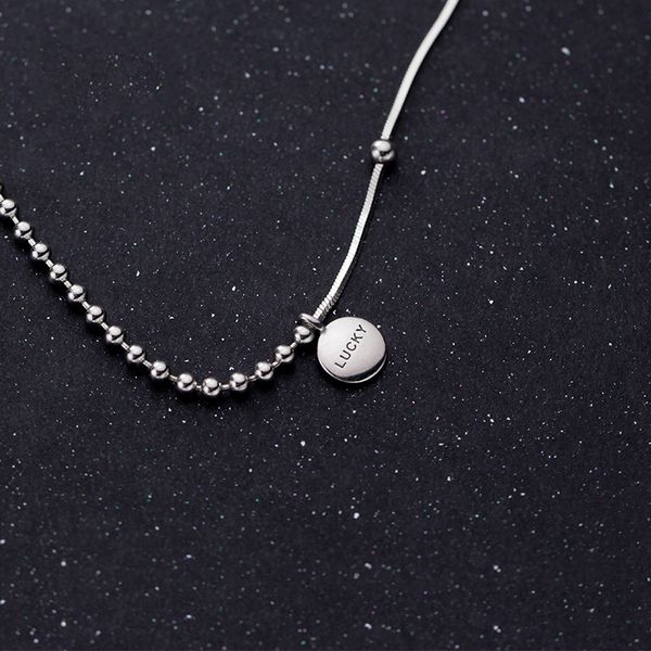 pendant necklaces 100% solid 925 sterling silver simple round engraved letter lucky bead necklace for women girls jewelry gift
pendant necklaces 100% solid 925 sterling silver simple round engraved letter lucky bead necklace for women girls jewelry gift