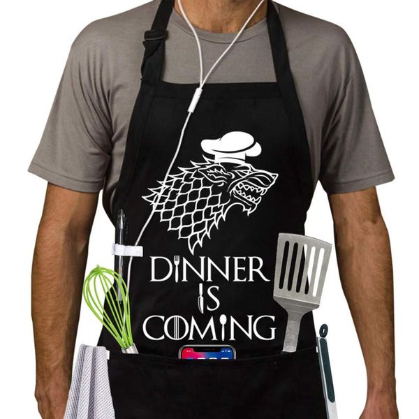 dinner is coming apron for women man bbq cleaning cooking apron baking cooking party
dinner is coming apron for women man bbq cleaning cooking apron baking cooking party