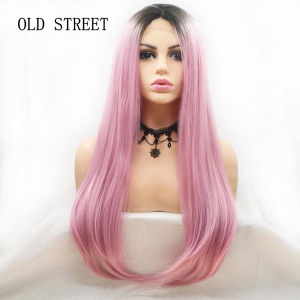 synthetic lace front wig part heat resistant fiber hair glueless hand tied ombre straight synthetic baby hair, Black
synthetic lace front wig part heat resistant fiber hair glueless hand tied ombre straight synthetic baby hair, Black