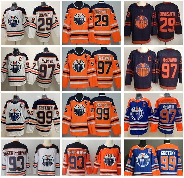 

men women youth jerseys 97 connor mcdavid 99 wayne gretzky 29 leon draisaitl 93 ryan nugent-hopkins alex chiasson james neal, Black;red