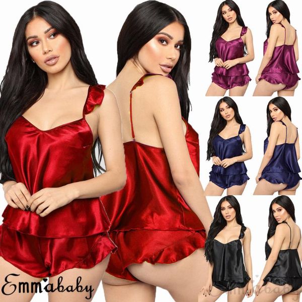 новые марки пижамы наборы для женщин моды кружева сатин pijama лета пижамы сексуальное нижнее белье пижамы пижамы женщин домашней одежды, Blue;gray
новые марки пижамы наборы для женщин моды кружева сатин pijama лета пижамы сексуальное нижнее белье пижамы пижамы женщин домашней одежды, Blue;gray