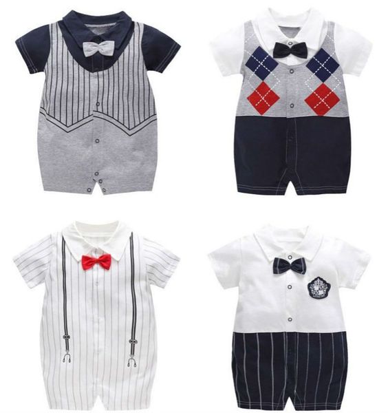 new turn-down collar newborn baby cotton rompers short sleeve gentleman style baby boy clothes infant babies jumpsuits overalls, Blue
new turn-down collar newborn baby cotton rompers short sleeve gentleman style baby boy clothes infant babies jumpsuits overalls, Blue