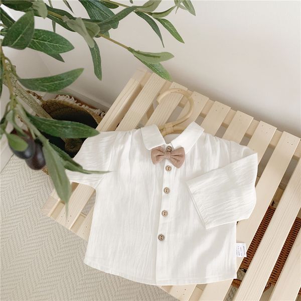 Boy kids clothing Long sleeve shirt Turn Down Collar with Tie Design Solid Color Shirt Spring Fall Kids TOP 100% cotton Clothing
Boy kids clothing Long sleeve shirt Turn Down Collar with Tie Design Solid Color Shirt Spring Fall Kids TOP 100% cotton Clothing