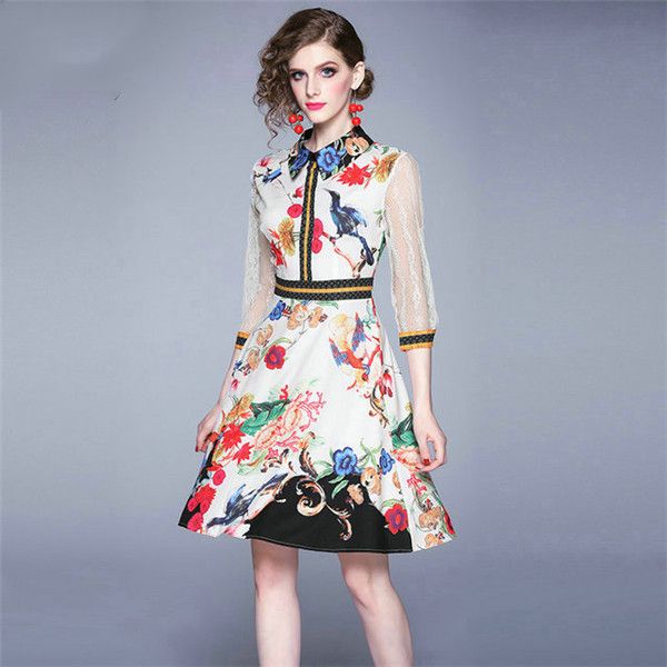 2020 fashion brand printed dress women's pleated dress hundred flowers colorful dresses women's dresses summer dresses, Black;gray
2020 fashion brand printed dress women's pleated dress hundred flowers colorful dresses women's dresses summer dresses, Black;gray