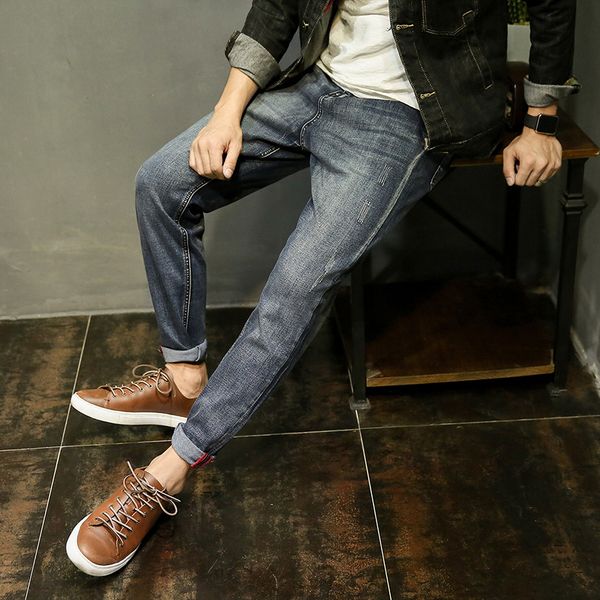 italian style fashion full length solid skinny jeans men brand designer clothing denim pants luxury casual trousers male, Blue
italian style fashion full length solid skinny jeans men brand designer clothing denim pants luxury casual trousers male, Blue
