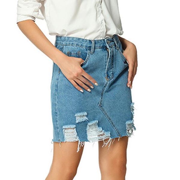 2020 fashion womens mini skirts pocket high waist denim hole beach bottom fashion women girl skirt summer short skirt, Black
2020 fashion womens mini skirts pocket high waist denim hole beach bottom fashion women girl skirt summer short skirt, Black