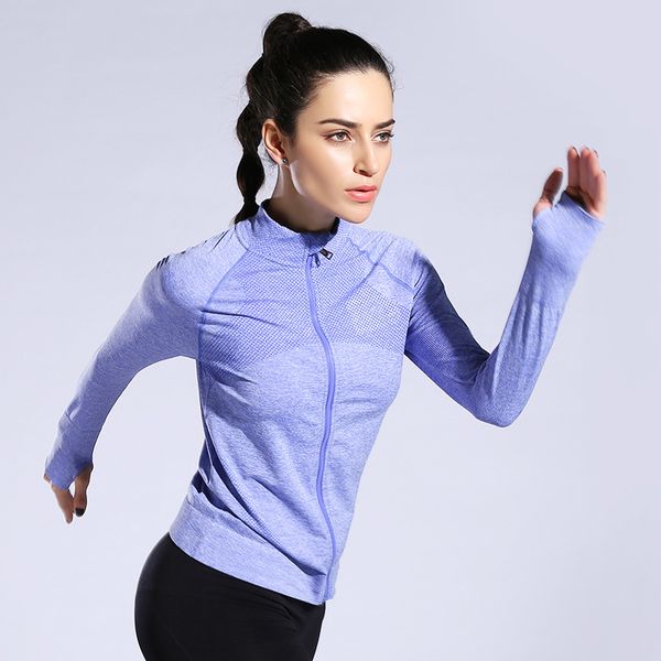 zipper running jackets women yoga training fitness tracksuits long sleeve sport coat with thumb holes, Black;red
zipper running jackets women yoga training fitness tracksuits long sleeve sport coat with thumb holes, Black;red