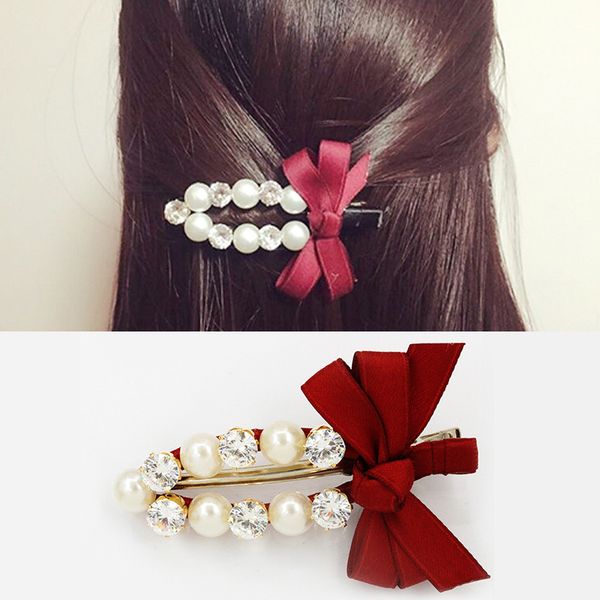 solid colors silky ribbon bow knot double side simulated pearl shiny crystal hair clips and pins barrettes women headwear
solid colors silky ribbon bow knot double side simulated pearl shiny crystal hair clips and pins barrettes women headwear