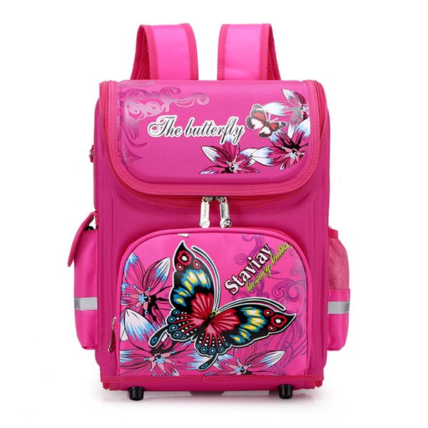 

new girls school backpack 3d cartoon orthopedic primary school bags girls 6-10 years children bookbag kids satchel knapsack girl