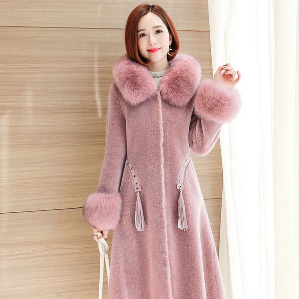 real fur coat women sheep shearing winter coat women korean slim womens clothing cute abrigos mujer invierno 2019 8122-1 yy607, Black
real fur coat women sheep shearing winter coat women korean slim womens clothing cute abrigos mujer invierno 2019 8122-1 yy607, Black
