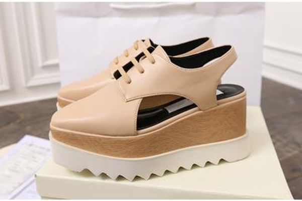 stella mccartney sandals shoes nude soft genuine leather women platform elyse nina hb02, Black
stella mccartney sandals shoes nude soft genuine leather women platform elyse nina hb02, Black