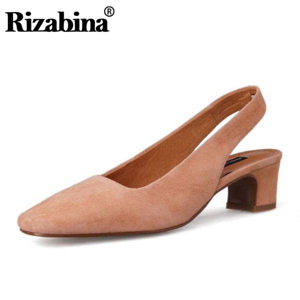 rizabina women shallow genuine leather pumps office ladies spring summer high heels shoes woman slip on daily pumps size 34-39, Black
rizabina women shallow genuine leather pumps office ladies spring summer high heels shoes woman slip on daily pumps size 34-39, Black