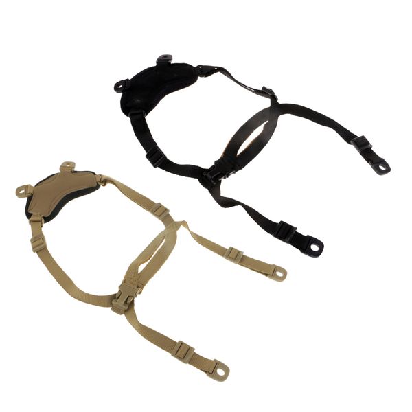 safety chin guard strap mich helmet retention system for hunting helmet accessories, Black;white
safety chin guard strap mich helmet retention system for hunting helmet accessories, Black;white