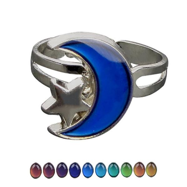 new change color mood star moon ring emotion feeling сменного gemstone кольцо диапазон температуры управление регулируемые кольца дизайнер ю, Silver
new change color mood star moon ring emotion feeling сменного gemstone кольцо диапазон температуры управление регулируемые кольца дизайнер ю, Silver