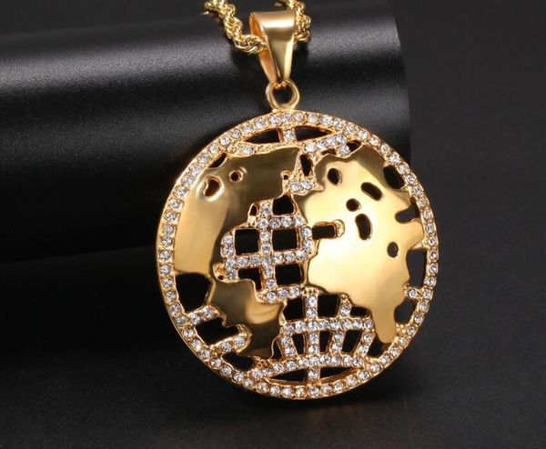 gold plated diamond world map personality hip hop stainless steel pendant street trendsetter necklace accessories ing, Silver
gold plated diamond world map personality hip hop stainless steel pendant street trendsetter necklace accessories ing, Silver