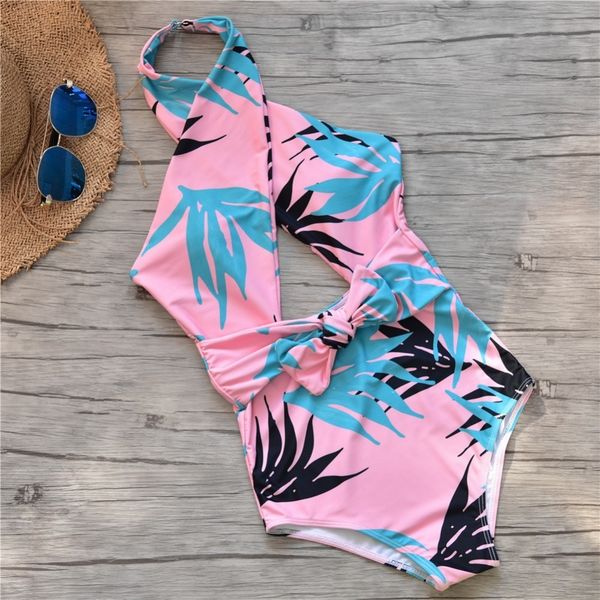 trajes de bano leaves print one piece swimsuit criss cross hollow out swimwear 2019 summer bowknot backless beachwear monokini, White;black
trajes de bano leaves print one piece swimsuit criss cross hollow out swimwear 2019 summer bowknot backless beachwear monokini, White;black