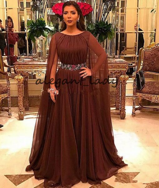 jewel neck brown mother of the bride dresses with long cape 2019 pleated chiffon crystal belt mother of the groom formal occasion dress, Black;red
jewel neck brown mother of the bride dresses with long cape 2019 pleated chiffon crystal belt mother of the groom formal occasion dress, Black;red