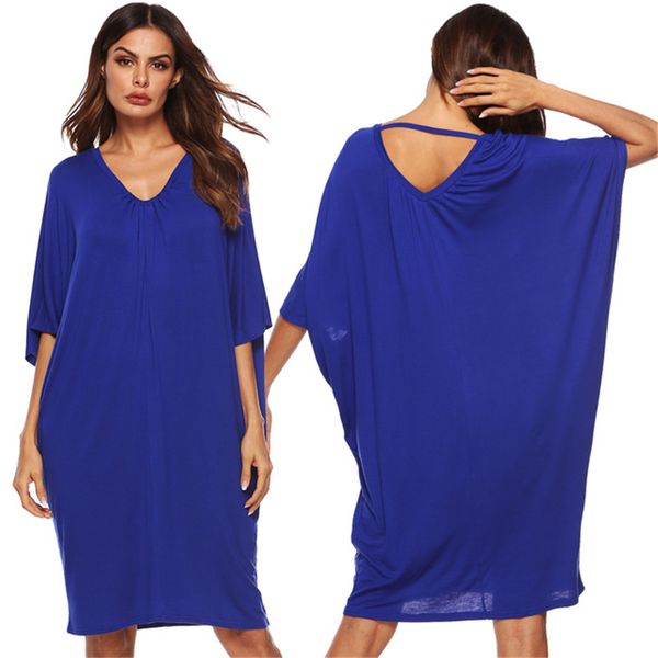 oversized nightdress spring and summer new loose bat sleeve deep v dress female can outside wear beach skirt bathrobe women, Black;red
oversized nightdress spring and summer new loose bat sleeve deep v dress female can outside wear beach skirt bathrobe women, Black;red