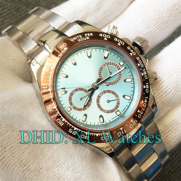 19 color luxury mens watches 116500ln designer watch automatic wristwatches ceramic bezel 316l steel no hronograph function designer watch, Slivery;brown
19 color luxury mens watches 116500ln designer watch automatic wristwatches ceramic bezel 316l steel no hronograph function designer watch, Slivery;brown