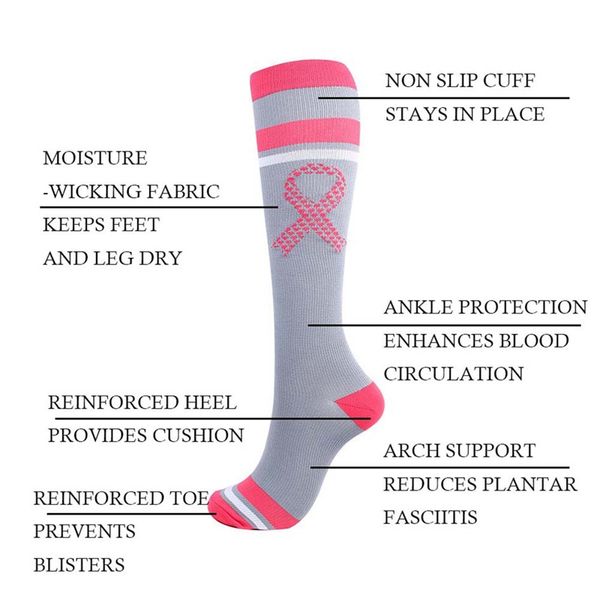 sports socks compression men women pnylon outdoor high long tube stockings running colorful marathon socks2, Black
sports socks compression men women pnylon outdoor high long tube stockings running colorful marathon socks2, Black