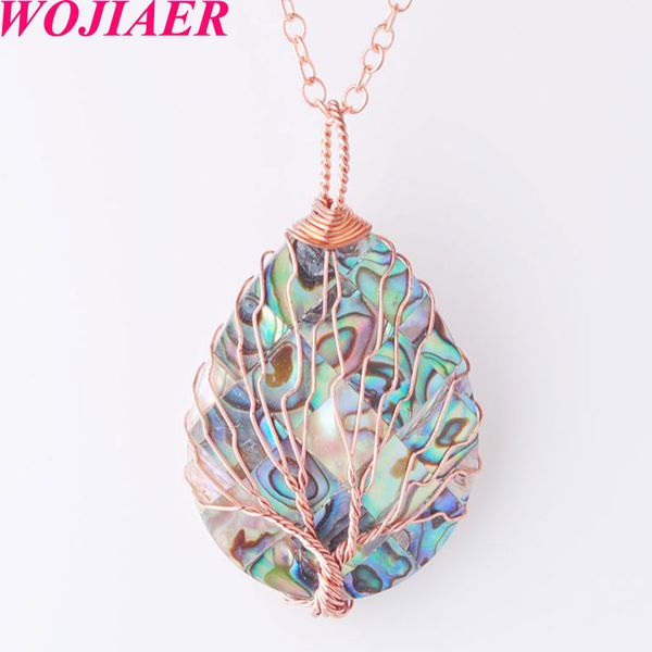 wojiaer tree of life rose gold wire wrap water drop bead necklace&pendant natural abalone shell jewelry chain 18inches dn8145, Silver
wojiaer tree of life rose gold wire wrap water drop bead necklace&pendant natural abalone shell jewelry chain 18inches dn8145, Silver