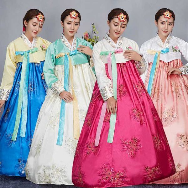 ethnic clothing 4 color fashion korean traditional dress embroider women hanbok ancient clothes luxury, Red
ethnic clothing 4 color fashion korean traditional dress embroider women hanbok ancient clothes luxury, Red