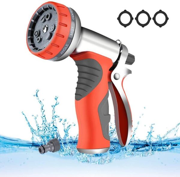 garden hose nozzle heavy duty metal spray gun 9 adjustable watering patterns for watering plants washing cars and showering pets
garden hose nozzle heavy duty metal spray gun 9 adjustable watering patterns for watering plants washing cars and showering pets