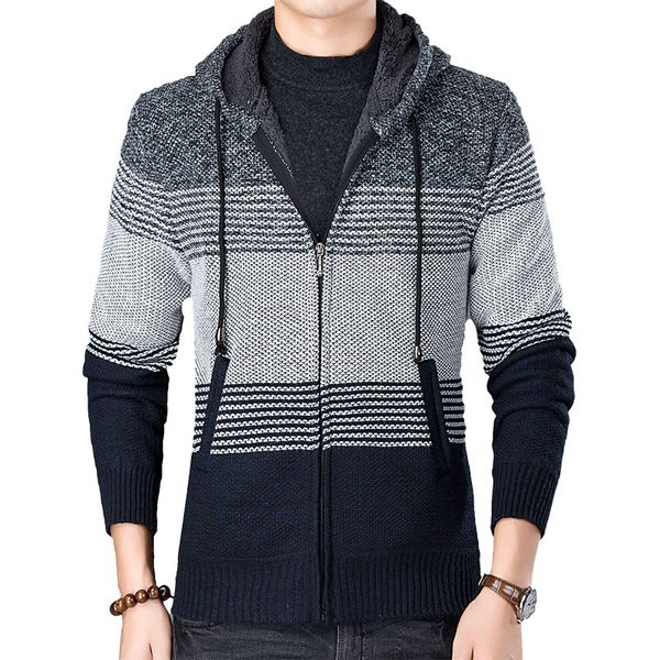 men's sweaters striped long sleeve cardigan winter clothes 2021 knitted korea style casual standard designer knit, White;black
men's sweaters striped long sleeve cardigan winter clothes 2021 knitted korea style casual standard designer knit, White;black
