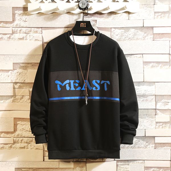 men's casual hoodie-'s glitter letters printed design round-neck hoodie men's sports street loose-fit hoody cotton spring sum, Black
men's casual hoodie-'s glitter letters printed design round-neck hoodie men's sports street loose-fit hoody cotton spring sum, Black