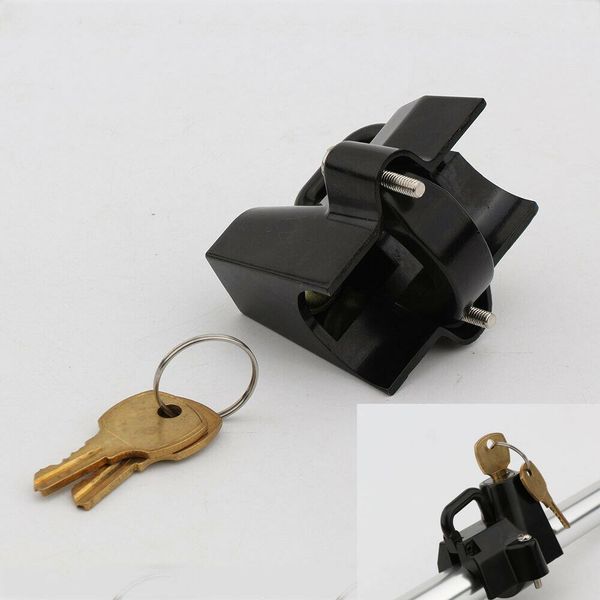 to 1-1-4" universal security anti-theft motorcycle helmet lock