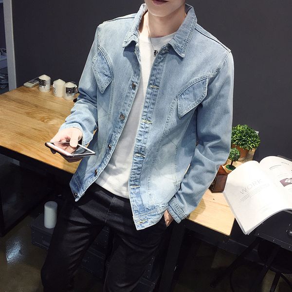 осень new denim jacket men слим моды wash solid color casual джинсовая куртка sman streetwear wild hip hop bomber m-2xl, Black;brown
осень new denim jacket men слим моды wash solid color casual джинсовая куртка sman streetwear wild hip hop bomber m-2xl, Black;brown