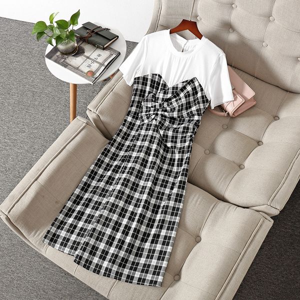 2020 summer short sleeve round neck multicolor plaid print panelled mid-calf dress elegant casual one piece dresses nj29206201, Black;gray
2020 summer short sleeve round neck multicolor plaid print panelled mid-calf dress elegant casual one piece dresses nj29206201, Black;gray