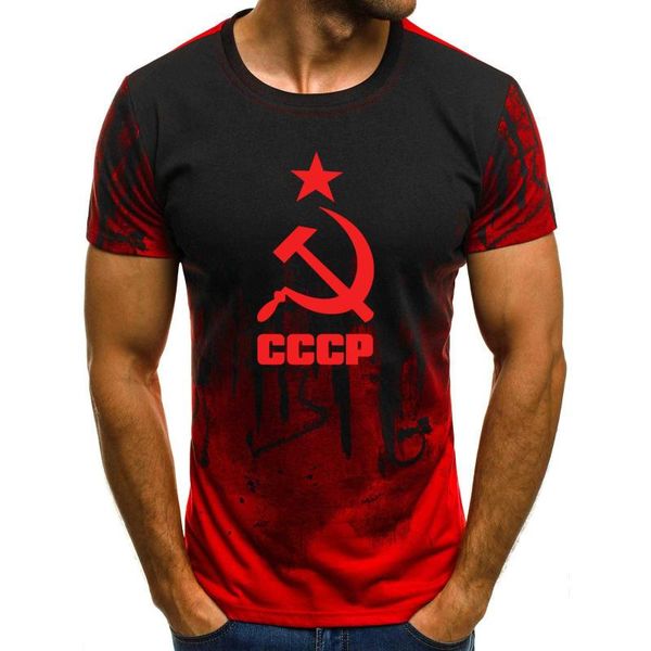 men summer cccp russian gradient t shirts men ussr soviet union mens short sleeve moscow russia mens tees o neck tee h
men summer cccp russian gradient t shirts men ussr soviet union mens short sleeve moscow russia mens tees o neck tee h
