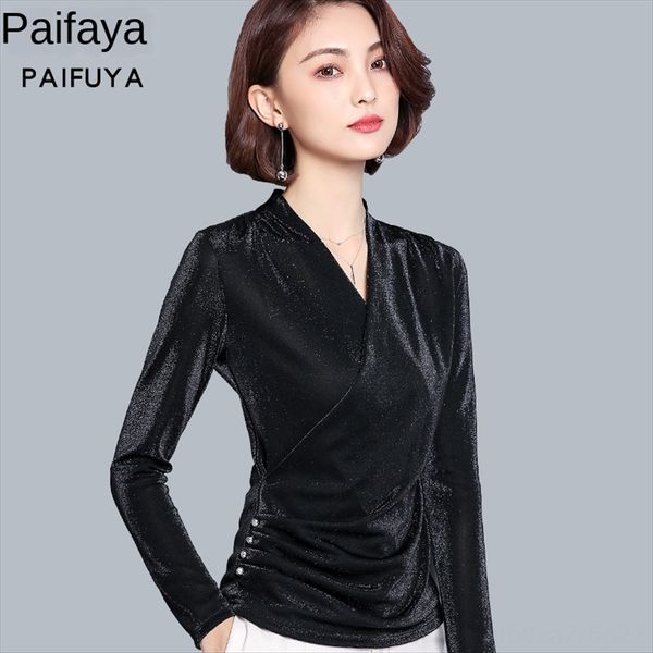 base shirt women's long-sleeved 2020 slim western-style gauze blouse all-match cross v-neck coat for outside wear clothes coat clothes, White
base shirt women's long-sleeved 2020 slim western-style gauze blouse all-match cross v-neck coat for outside wear clothes coat clothes, White
