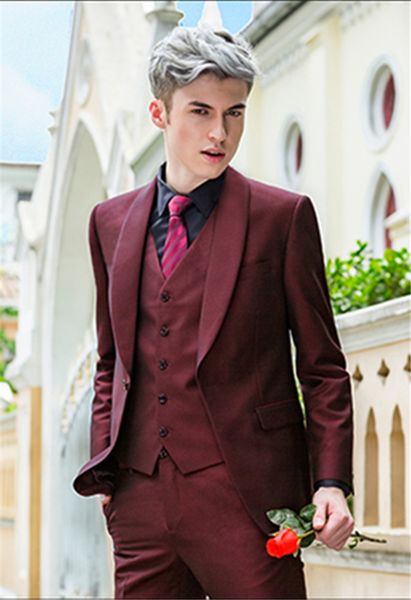 classic shawl lapel tuxedos groom wedding men suits mens wedding suits tuxedo costumes de smoking pour hommes men(jacket+pants+tie+vest) w08, Black;gray
classic shawl lapel tuxedos groom wedding men suits mens wedding suits tuxedo costumes de smoking pour hommes men(jacket+pants+tie+vest) w08, Black;gray