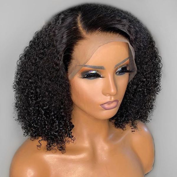13*4 short bob kinky curly lace front human hair wigs remy pre-plucked human hair wig natural color for black women, Black;brown
13*4 short bob kinky curly lace front human hair wigs remy pre-plucked human hair wig natural color for black women, Black;brown