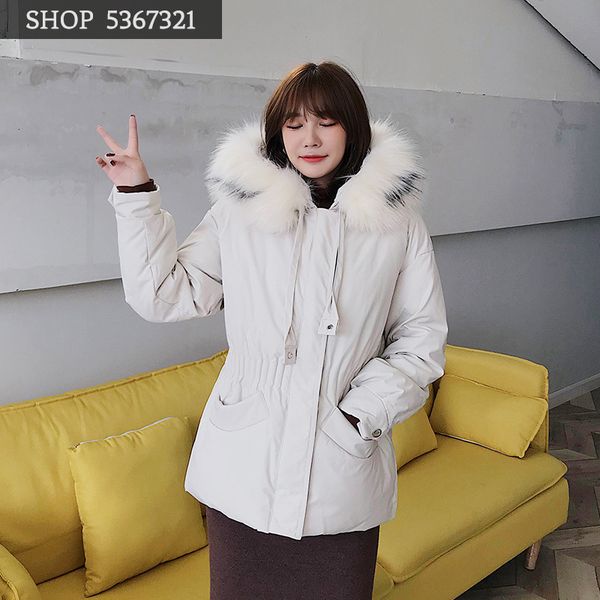 cotton-padded clothes woman 2019 winter waist even hat down cotton student loose coat thickening cotton-padded jacket tide, Black
cotton-padded clothes woman 2019 winter waist even hat down cotton student loose coat thickening cotton-padded jacket tide, Black